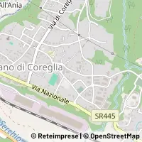 Mapa Coreglia Antelminelli