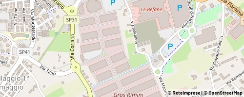 Mappa Rímini