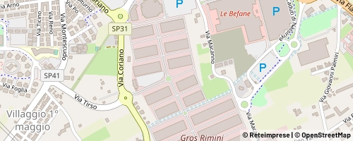 Mappa Rimini