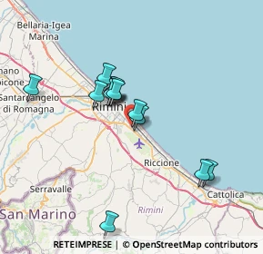 Mappa Via F.lli Renzetti, 47924 Rimini RN, Italia (6.09154)