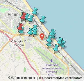 Mappa Via Raffaele Conforti, 47924 Rimini RN, Italia (1.692)