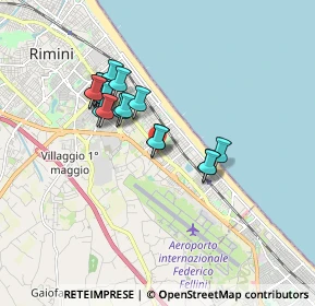 Mappa Via Raffaele Conforti, 47924 Rimini RN, Italia (1.5025)