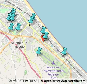 Mappa Via Raffaele Conforti, 47924 Rimini RN, Italia (2.3775)