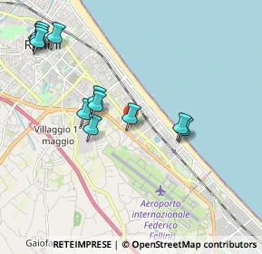 Mappa Via F.lli Renzetti, 47924 Rimini RN, Italia (2.22167)