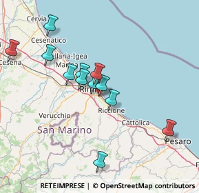 Mappa Via Raffaele Adimari, 47924 Rimini RN, Italia (13.685)