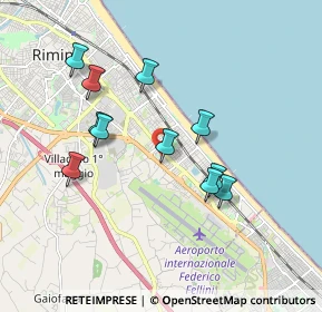 Mappa Via Raffaele Adimari, 47924 Rimini RN, Italia (1.71)