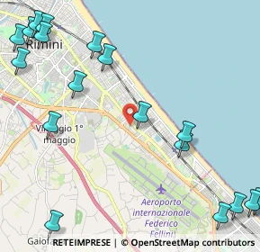 Mappa Via Raffaele Adimari, 47924 Rimini RN, Italia (3.20722)