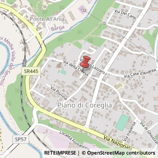 Mappa Via della Chiesa,  7, 55028 Coreglia Antelminelli, Lucca (Toscana)