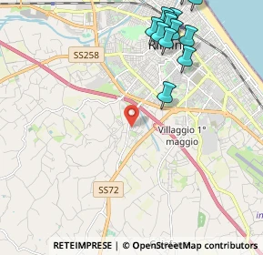 Mappa Via del Daino, 47923 Rimini RN, Italia (2.70846)