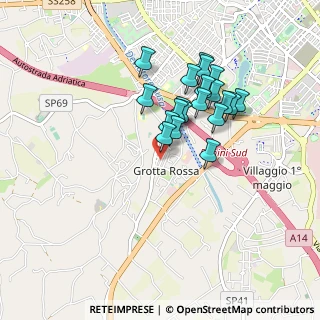 Mappa Via del Daino, 47923 Rimini RN, Italia (0.761)