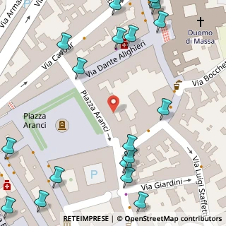 Mappa Piazza Aranci, 54100 Massa MS, Italia (0.1115)