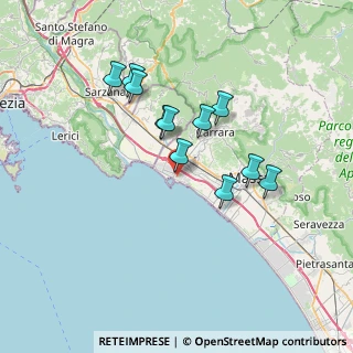 Mappa Via Ciro Menotti, 54033 Carrara MS, Italia (6.22273)