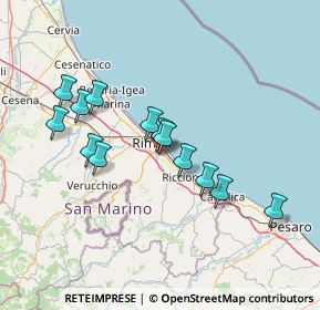 Mappa Strada Statale Adriatica, 47924 Rimini RN, Italia (13.11462)