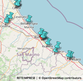 Mappa Strada Statale Adriatica, 47924 Rimini RN, Italia (19.67667)