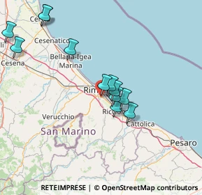 Mappa Strada Statale Adriatica, 47924 Rimini RN, Italia (14.6225)