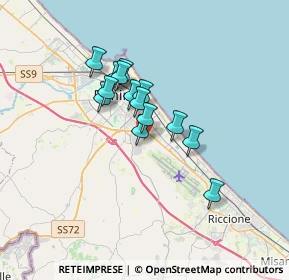 Mappa Strada Statale Adriatica, 47924 Rimini RN, Italia (2.46286)