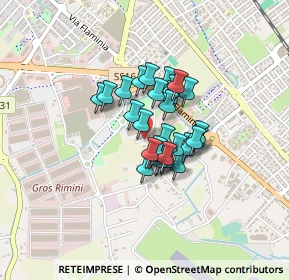 Mappa Via Giovanni Palmiri, 47924 Rimini RN, Italia (0.26207)