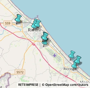 Mappa Via Giovanni Palmiri, 47924 Rimini RN, Italia (3.77385)