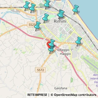 Mappa Via del Cervo, 47923 Rimini RN, Italia (2.53)