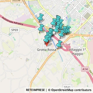 Mappa Via del Cervo, 47923 Rimini RN, Italia (0.725)