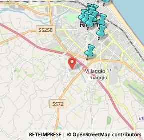 Mappa Via del Cervo, 47923 Rimini RN, Italia (2.67385)