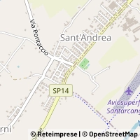 Kaart Santarcangelo di Romagna