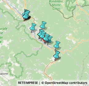 Mappa Coreglia Antelminelli, 55025 Coreglia Antelminelli LU, Italia (6.54158)