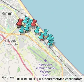 Mappa Via Augusto Righi, 47924 Rimini RN, Italia (1.57)