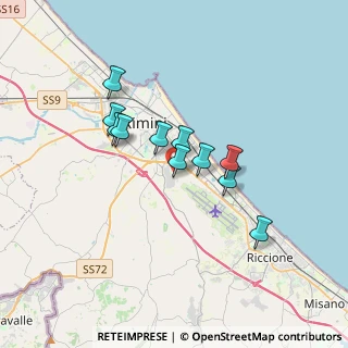 Mappa Via Macanno, 47900 Rimini RN, Italia (2.71364)