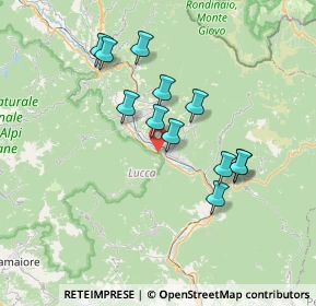 Mappa Località Colle Aginaia, 55027 Gallicano LU, Italia (6.43833)