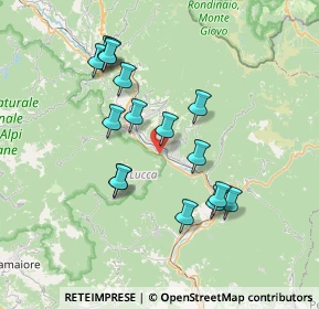 Mappa Località Colle Aginaia, 55027 Gallicano LU, Italia (6.97313)