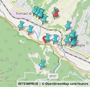 Mappa Località Colle Aginaia, 55027 Gallicano LU, Italia (1.031)