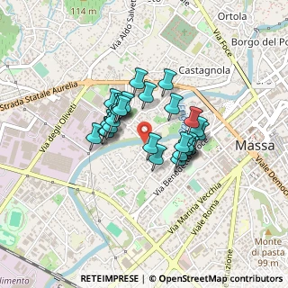Mappa Via degli Acini, 54100 Massa MS, Italia (0.30571)