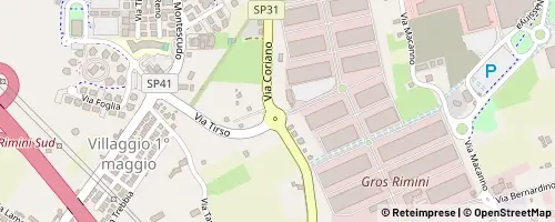 Mappa Rimini