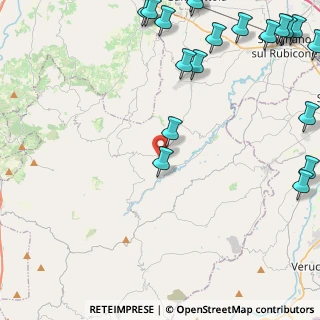 Mappa Via Madonna del Zotto, 47020 Roncofreddo FC, Italia (7.0835)