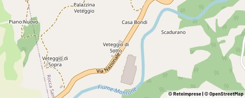 Mappa Rocca San Casciano