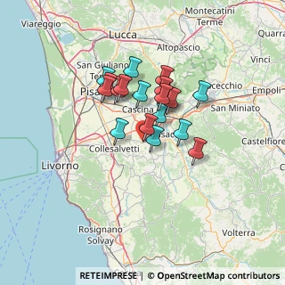 Mappa Via Prov. Livornese, 56040 Crespina Lorenzana PI, Italia (10.1015)