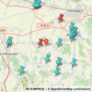 Mappa Via Prov. Livornese, 56040 Crespina Lorenzana PI, Italia (5.5795)