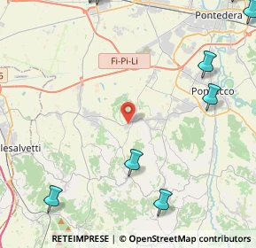 Mappa Via Prov. Livornese, 56040 Crespina Lorenzana PI, Italia (7.3775)