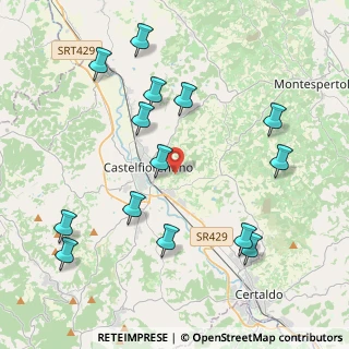Mappa Via del Bersaglio, 50051 Castelfiorentino FI, Italia (4.72571)