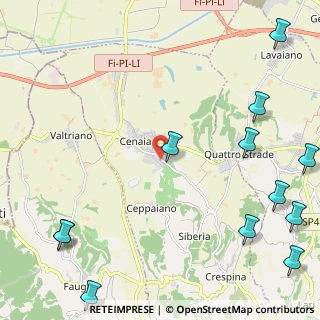 Mappa Via Giuseppe Verdi, 56040 Crespina Lorenzana PI, Italia (3.55308)