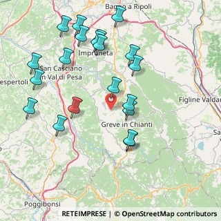 Mappa Via Castello di Verrazzano, 50022 Greve in Chianti FI, Italia (9.122)