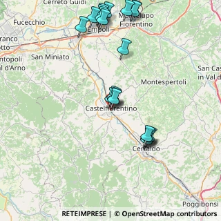 Mappa Piazza delle Fiascaie, 50051 Castelfiorentino FI, Italia (9.364)