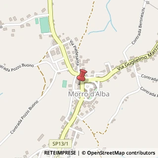 Mappa Via Morganti, 16, 60030 Morro d'Alba, Ancona (Marche)