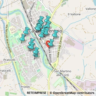 Mappa Via Cesare Battisti, 50051 Castelfiorentino FI, Italia (0.401)