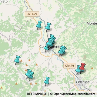 Mappa Via C. Manetti, 50051 Castelfiorentino FI, Italia (3.3945)