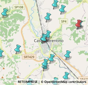 Mappa Via Giuseppe di Vittorio, 50051 Castelfiorentino FI, Italia (2.8995)