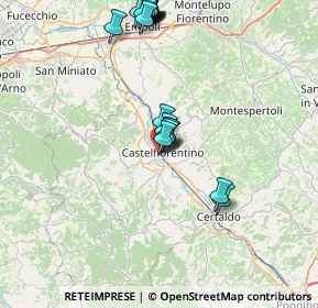 Mappa Via Giuseppe di Vittorio, 50051 Castelfiorentino FI, Italia (8.651)