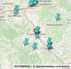 Mappa Via Giuseppe di Vittorio, 50051 Castelfiorentino FI, Italia (9.898)