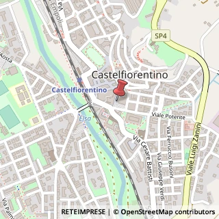 Mappa Piazza John Fitzgerald Kennedy, 1, 50051 Castelfiorentino, Firenze (Toscana)